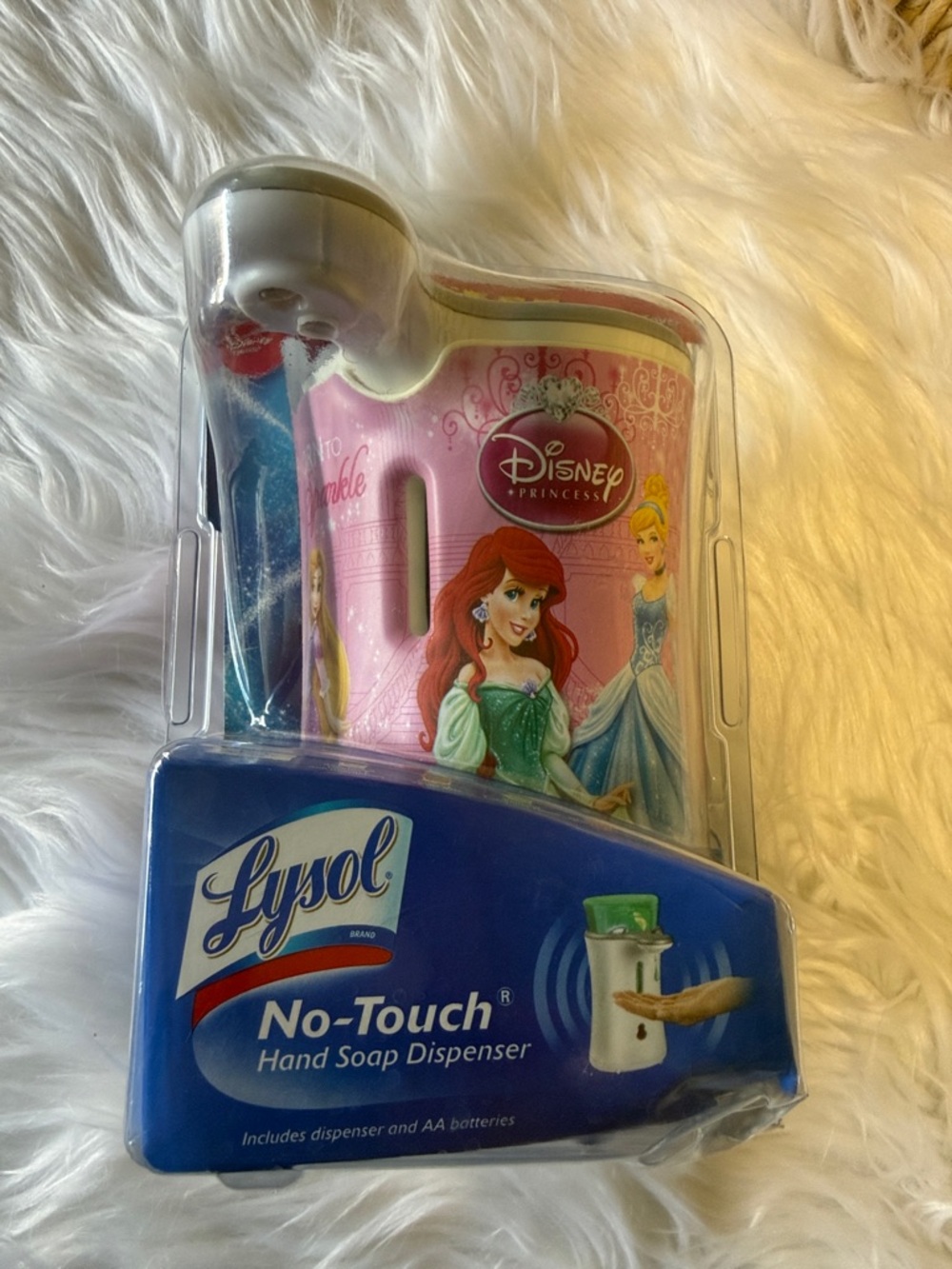 Disney Princess Lysol No-Touch Hand Soap Dispenser – Pink & Blue